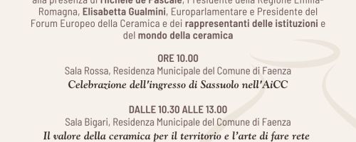 Ceramica e Territorio: un dialogo tra artigianato e industria